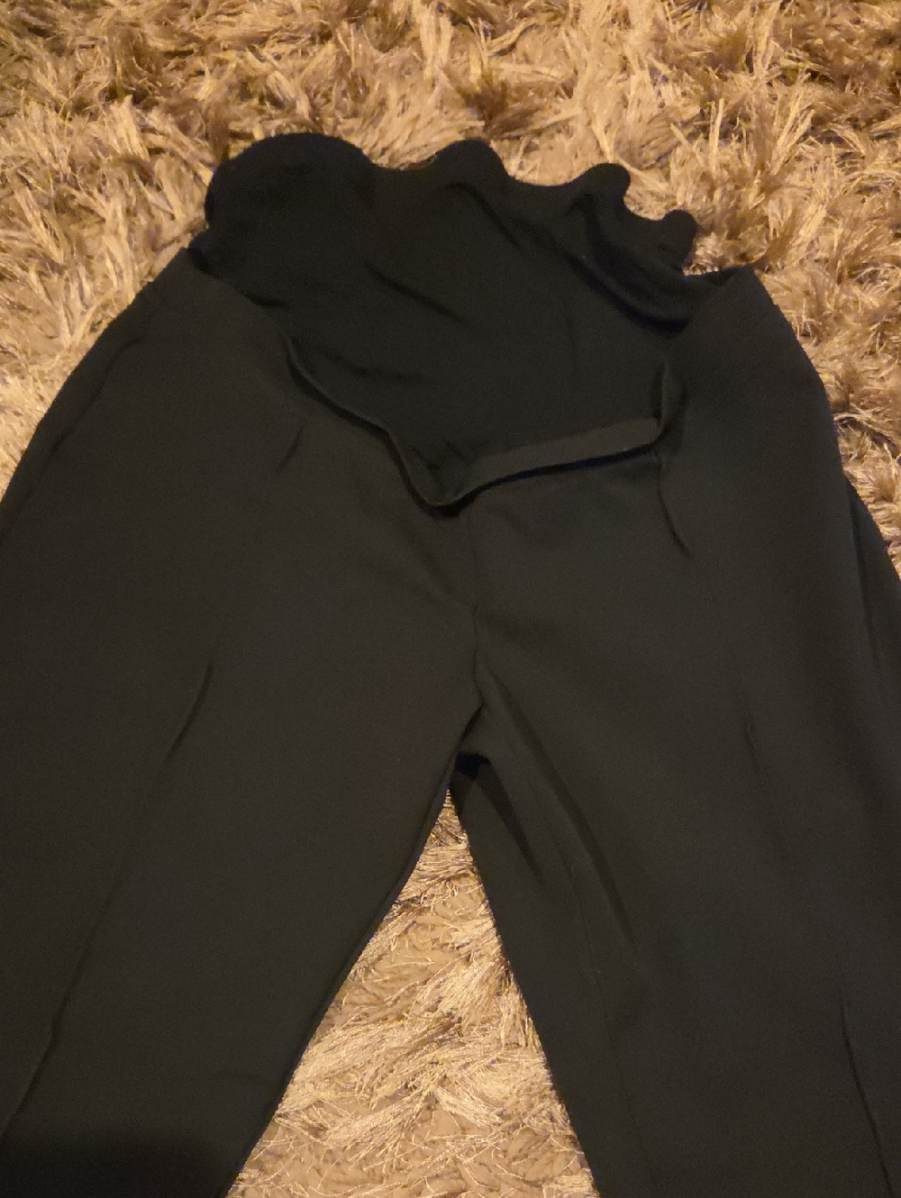 Seraphine Black Petite Maternity Pants
